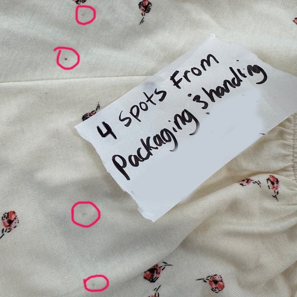 New, Arizona Jean Co Crop Top Long Sleeve X-Large Junior Ivory Floral MSRP $34‎ - Picture 11 of 12